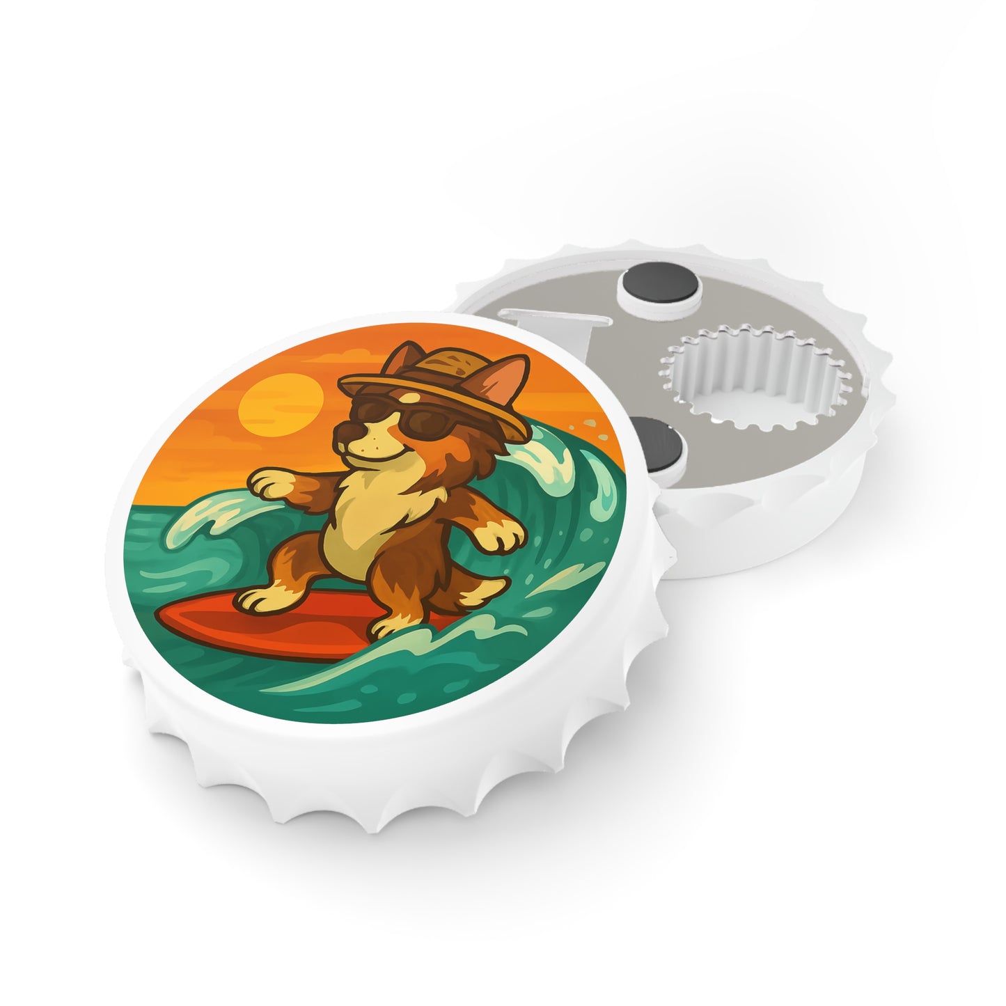Surfer Australian Shepherd - Bottle Opener