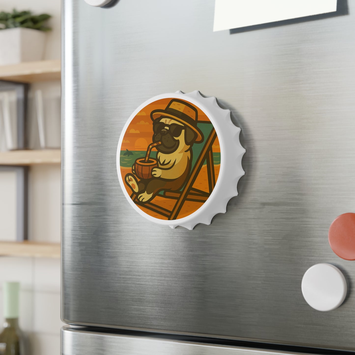 Lazy Pug - Bottle Opener
