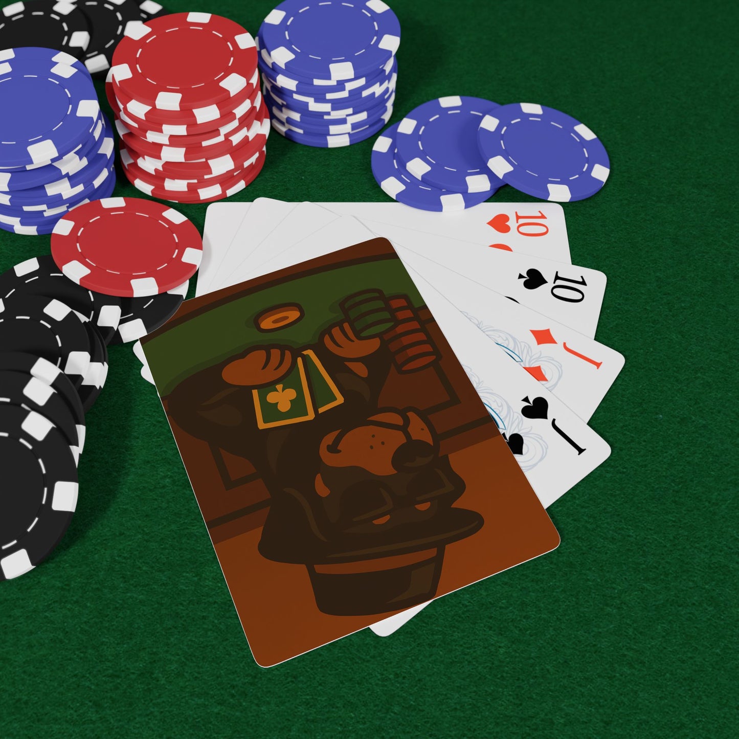 Poker Rottweiler - Playing Cards