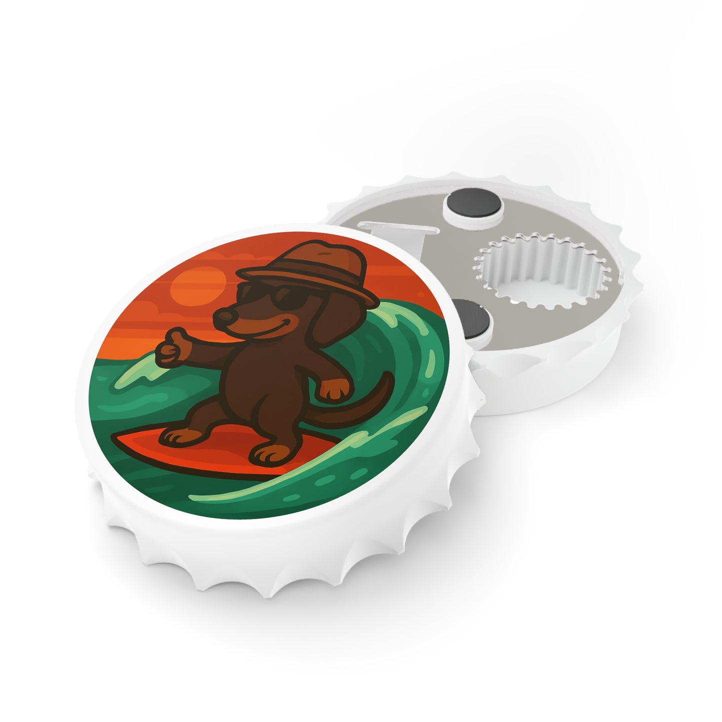 Surfer Dachshund - Bottle Opener