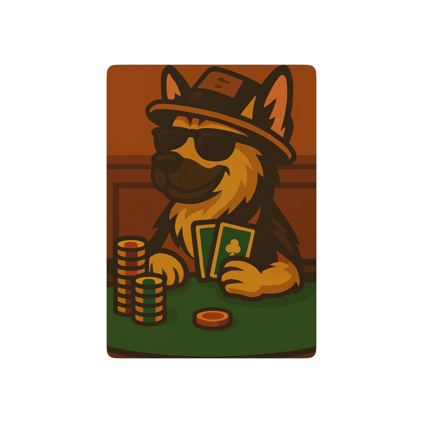 Poker German Shepherd - Playing Cards