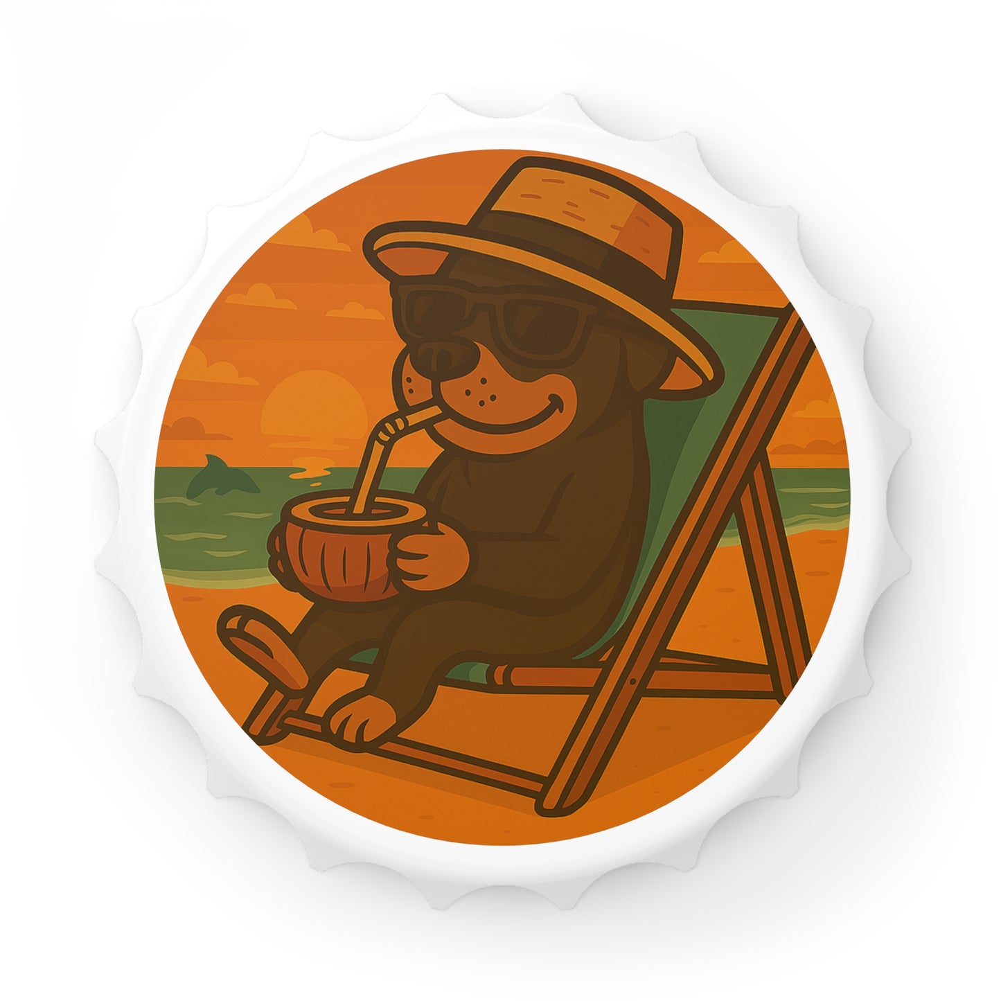 Lazy Rottweiler - Bottle Opener