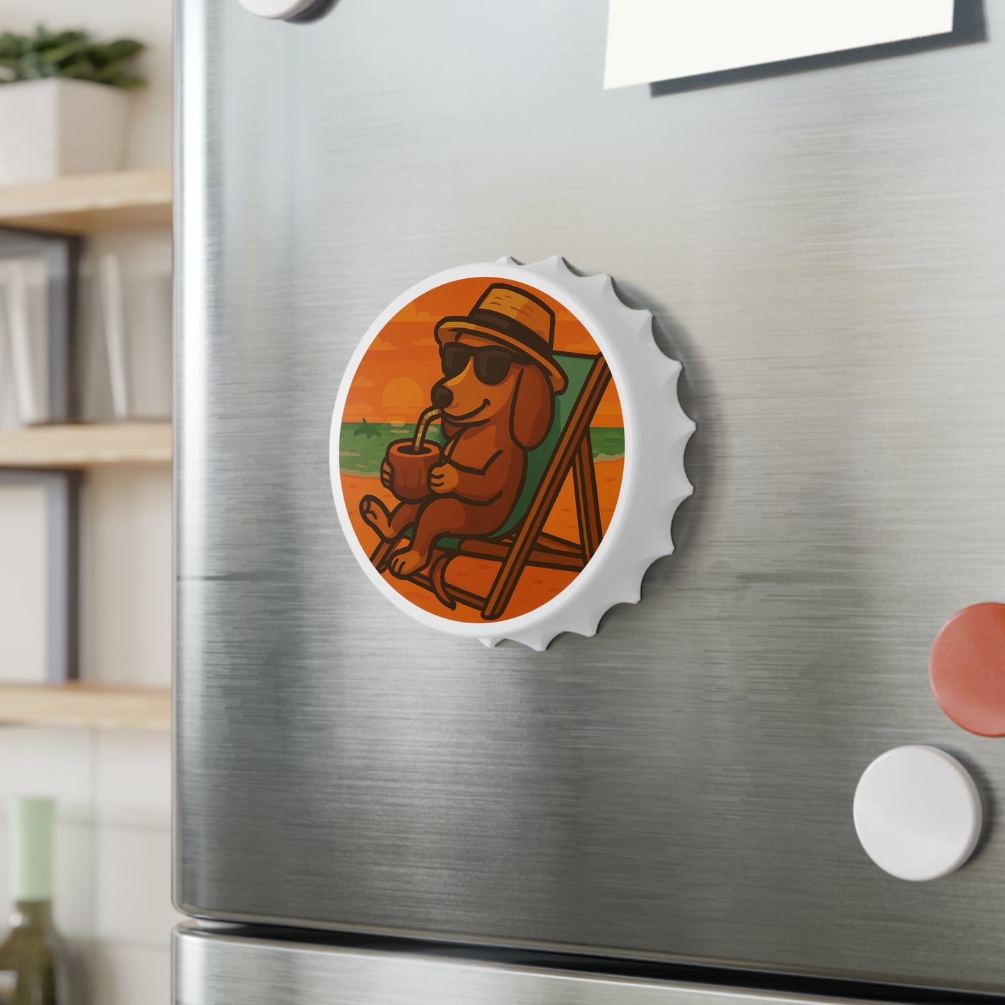 Lazy Dachshund - Bottle Opener