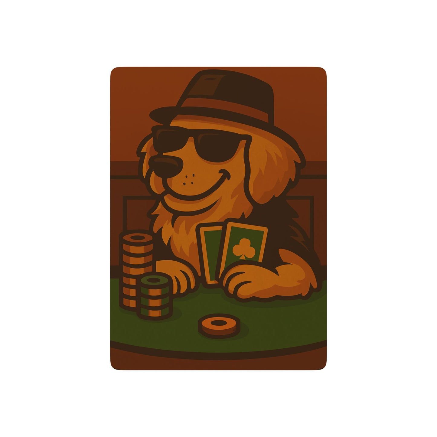 Poker Golden Retriever - Playing Cards