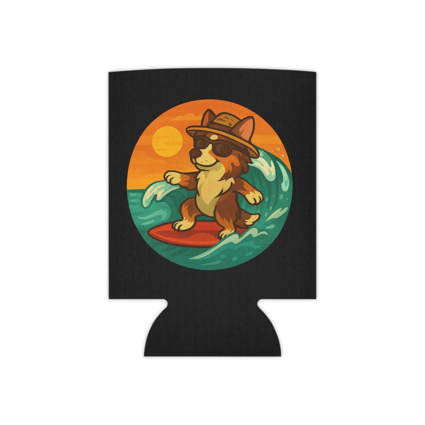 Surfer Australian Shepherd - Regular Koozie