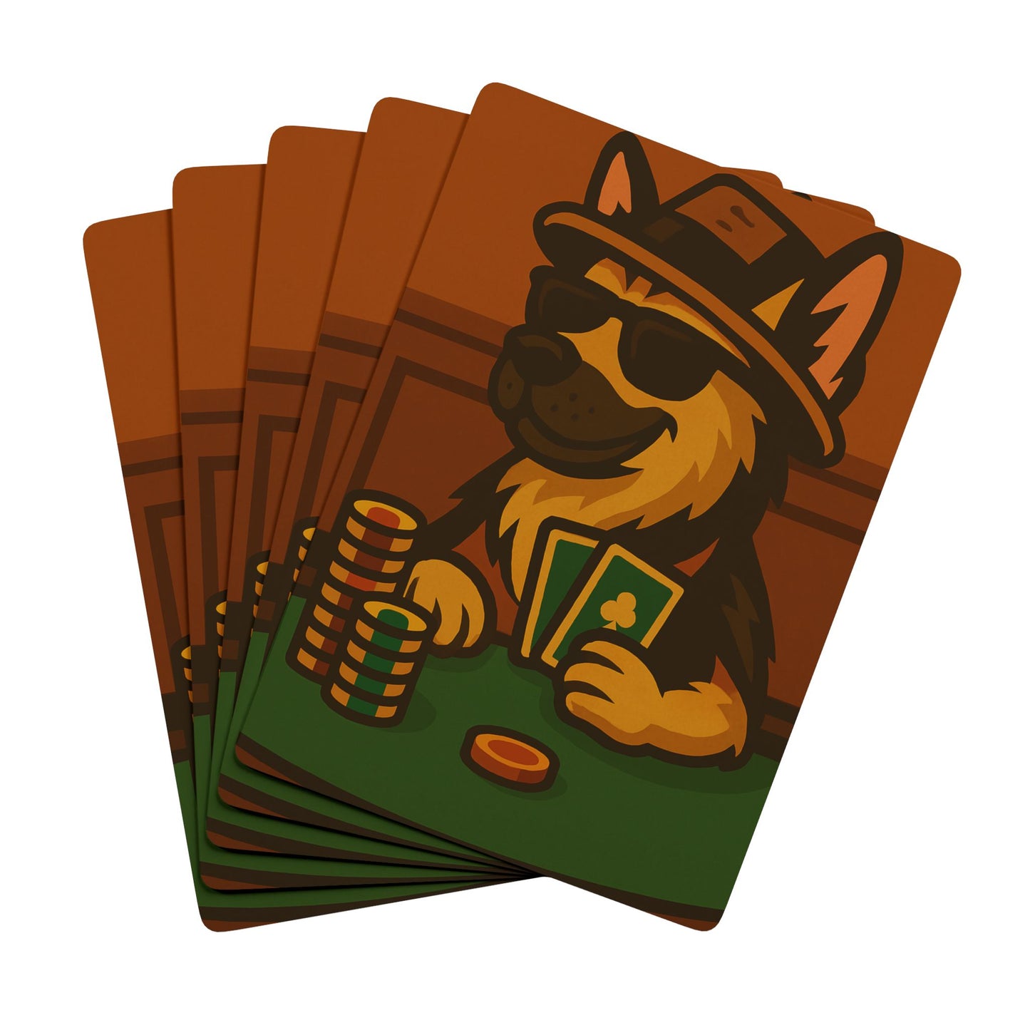 Poker German Shepherd - Playing Cards