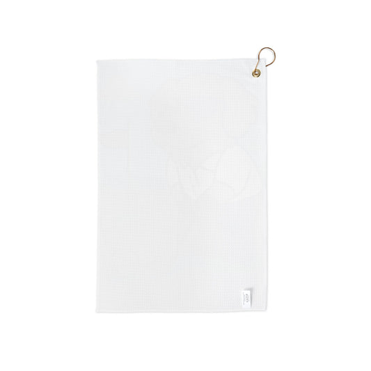 Golfer Golden Retriever - Golf Towel