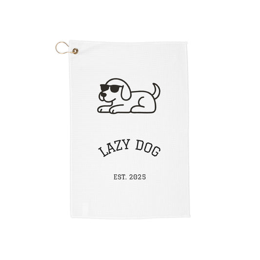 Lazy Dog  - Golf Towel