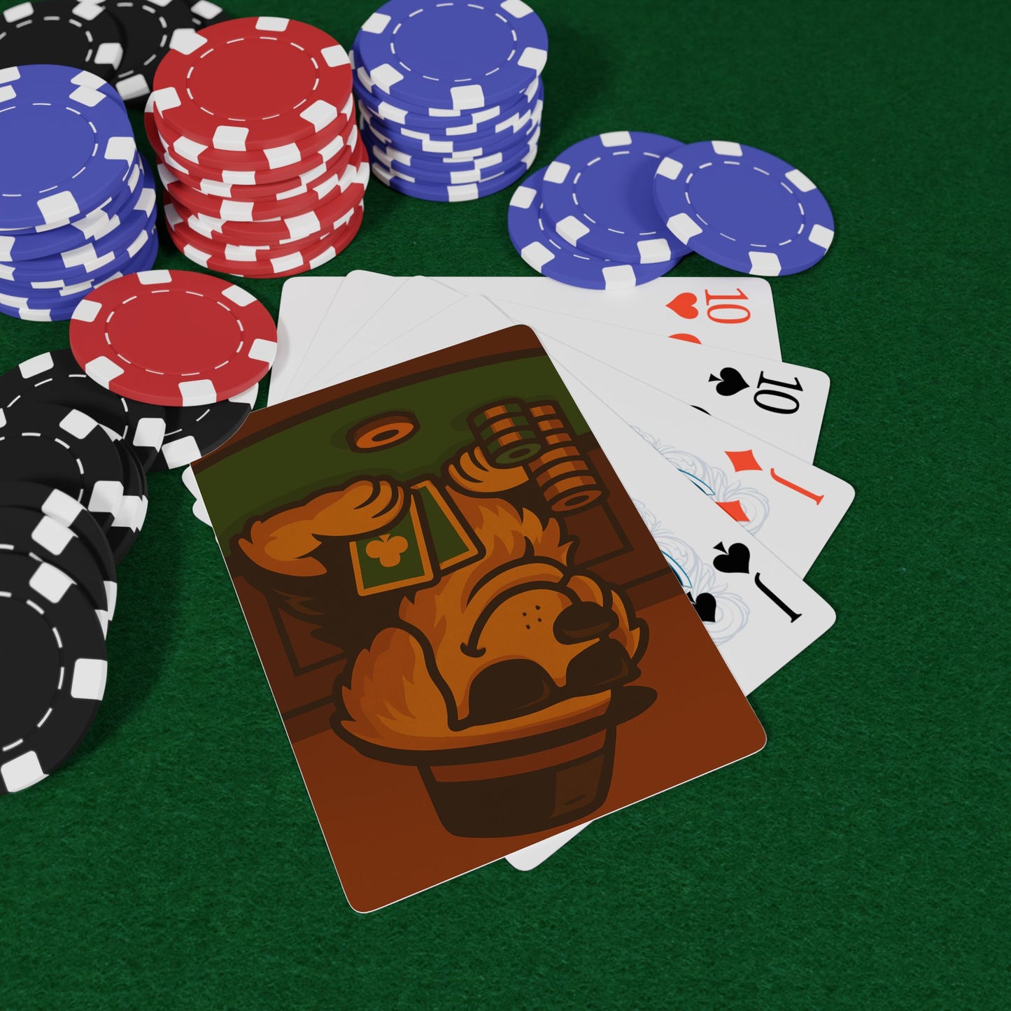 Poker Golden Retriever - Playing Cards