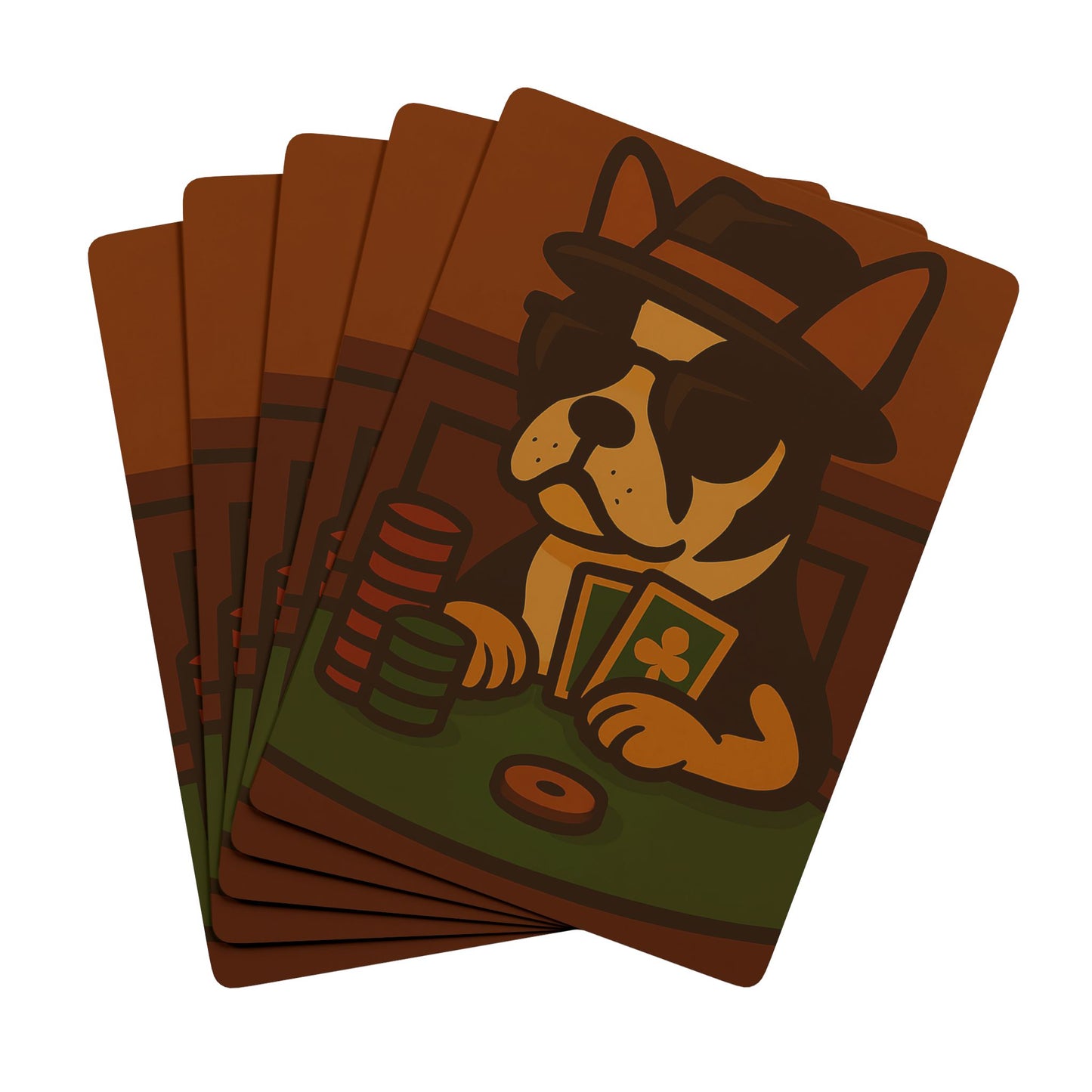 Poker Boston Terrier - Playing Cards
