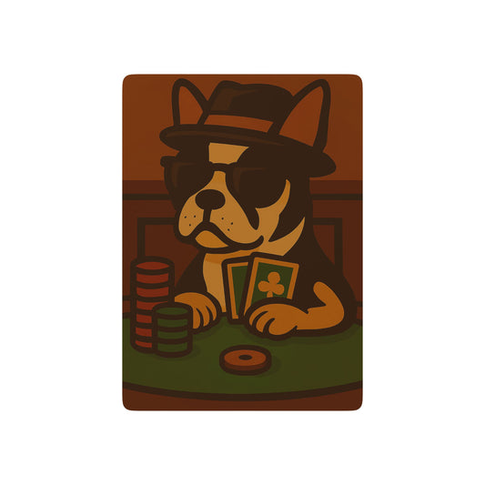Poker Boston Terrier - Playing Cards