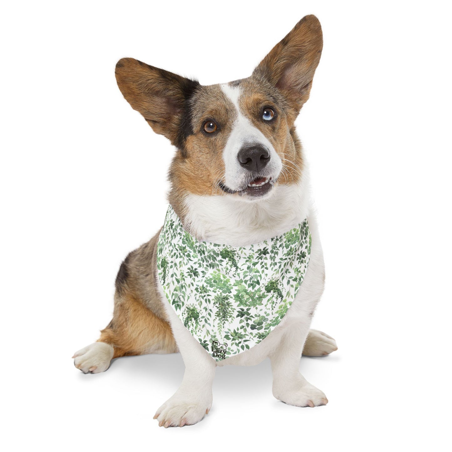 Green Floral - Pet Bandana