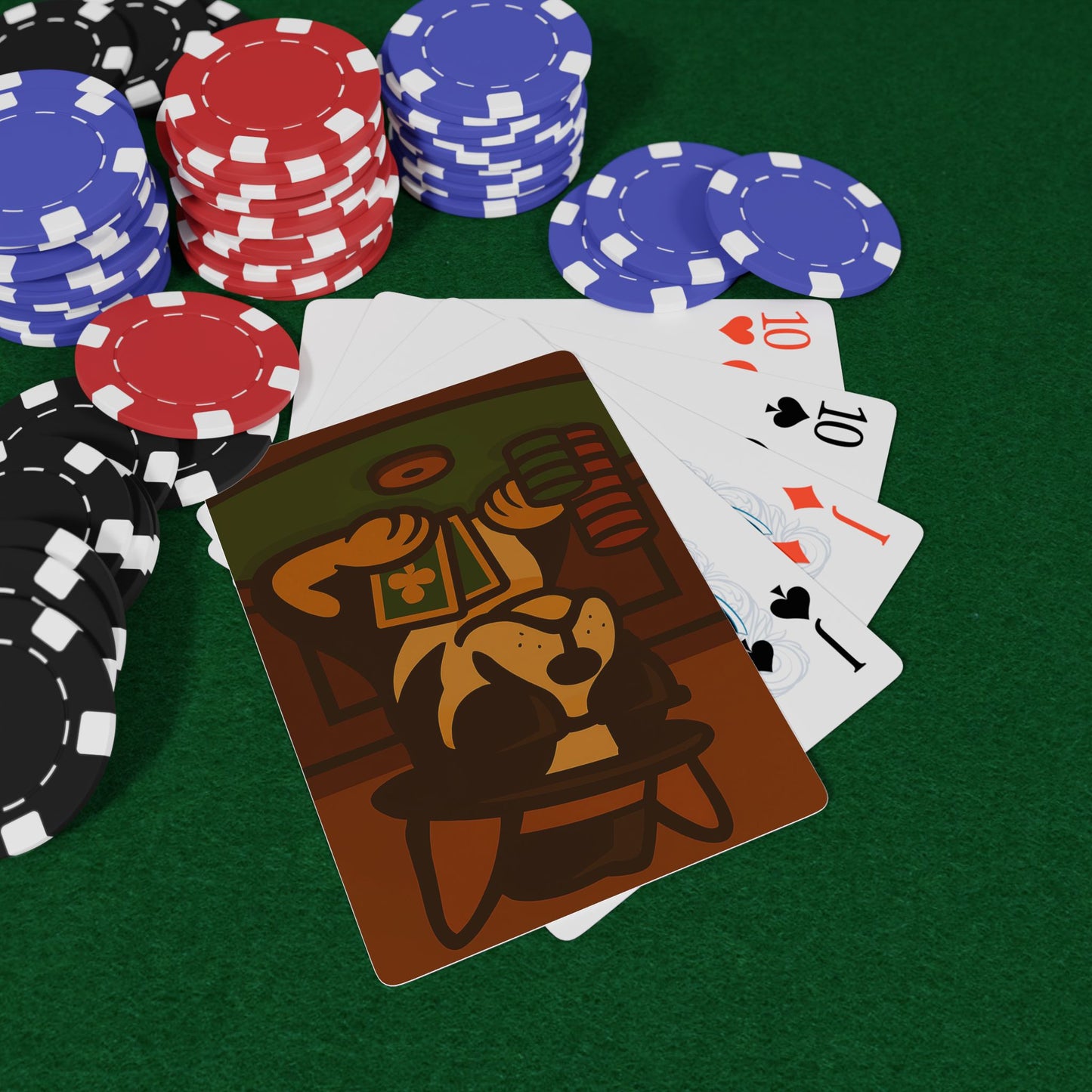 Poker Boston Terrier - Playing Cards