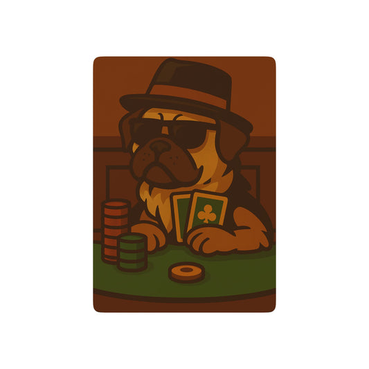 Poker Pug- Playing Cards