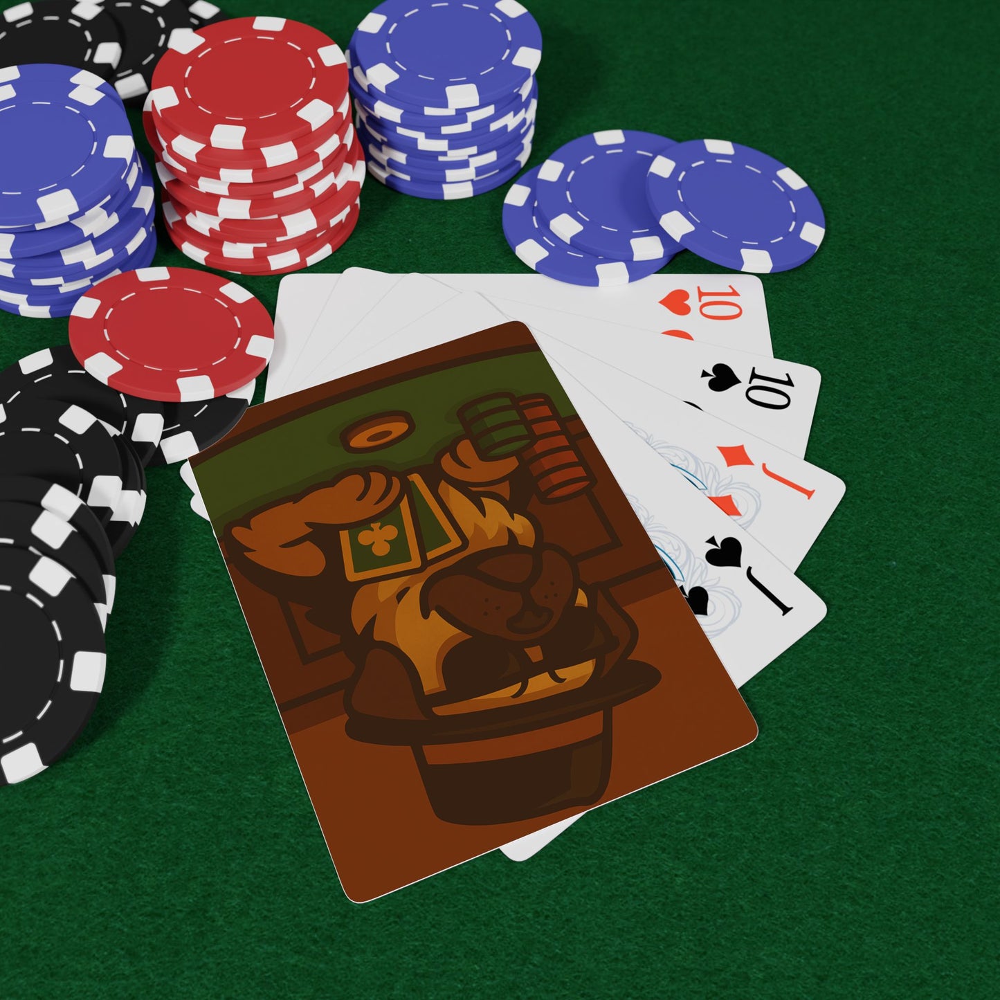 Poker Pug- Playing Cards
