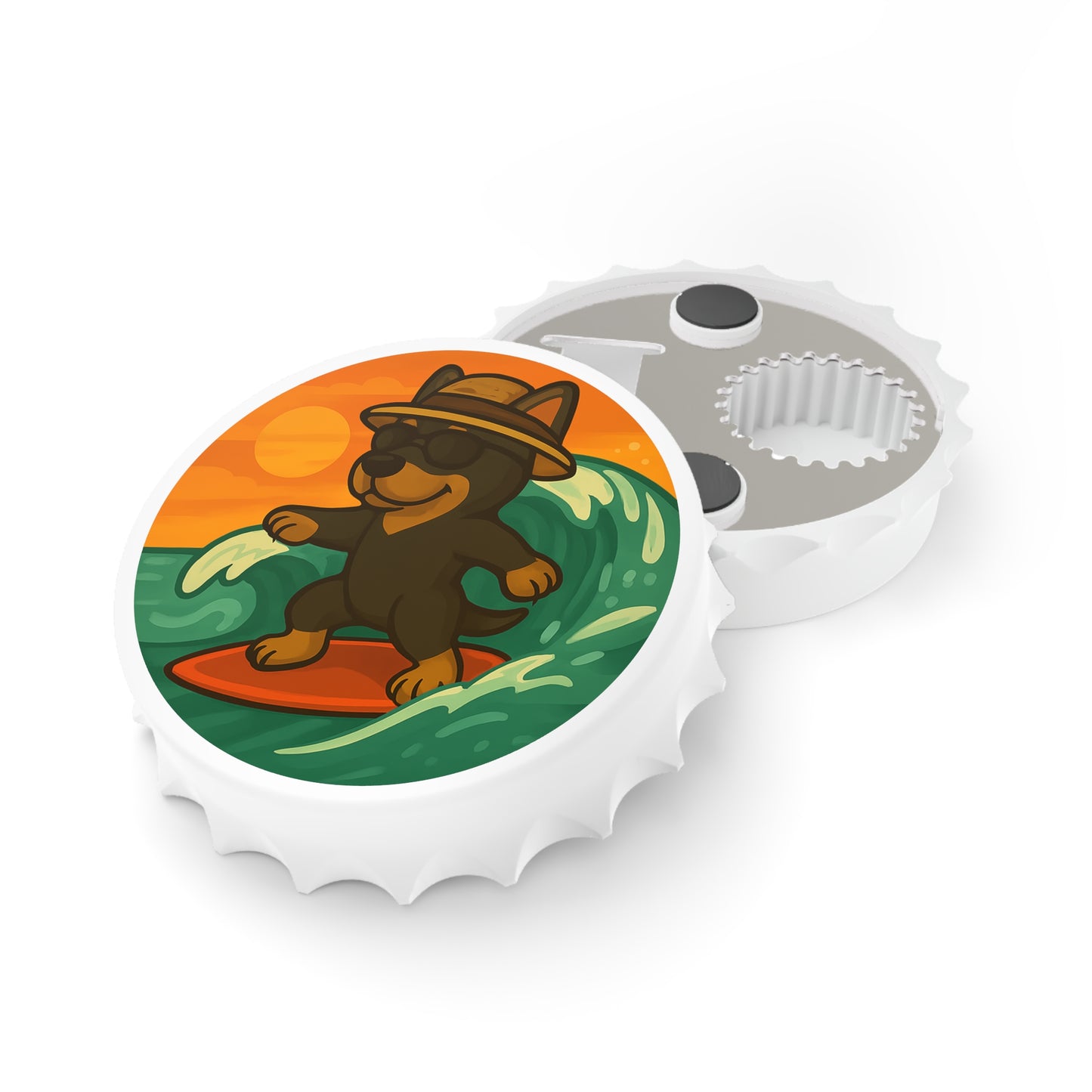 Surfer Rottweiler - Bottle Opener