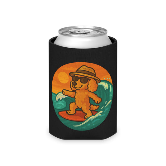 Surfer Poodle - Regular Koozie