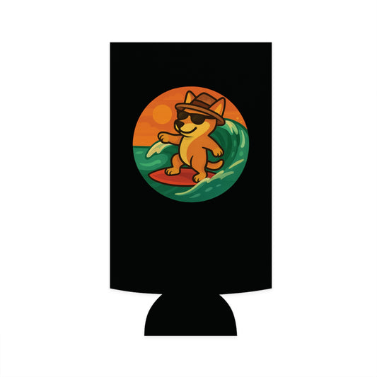 Surfer Shiba Inu - Skinny Koozie