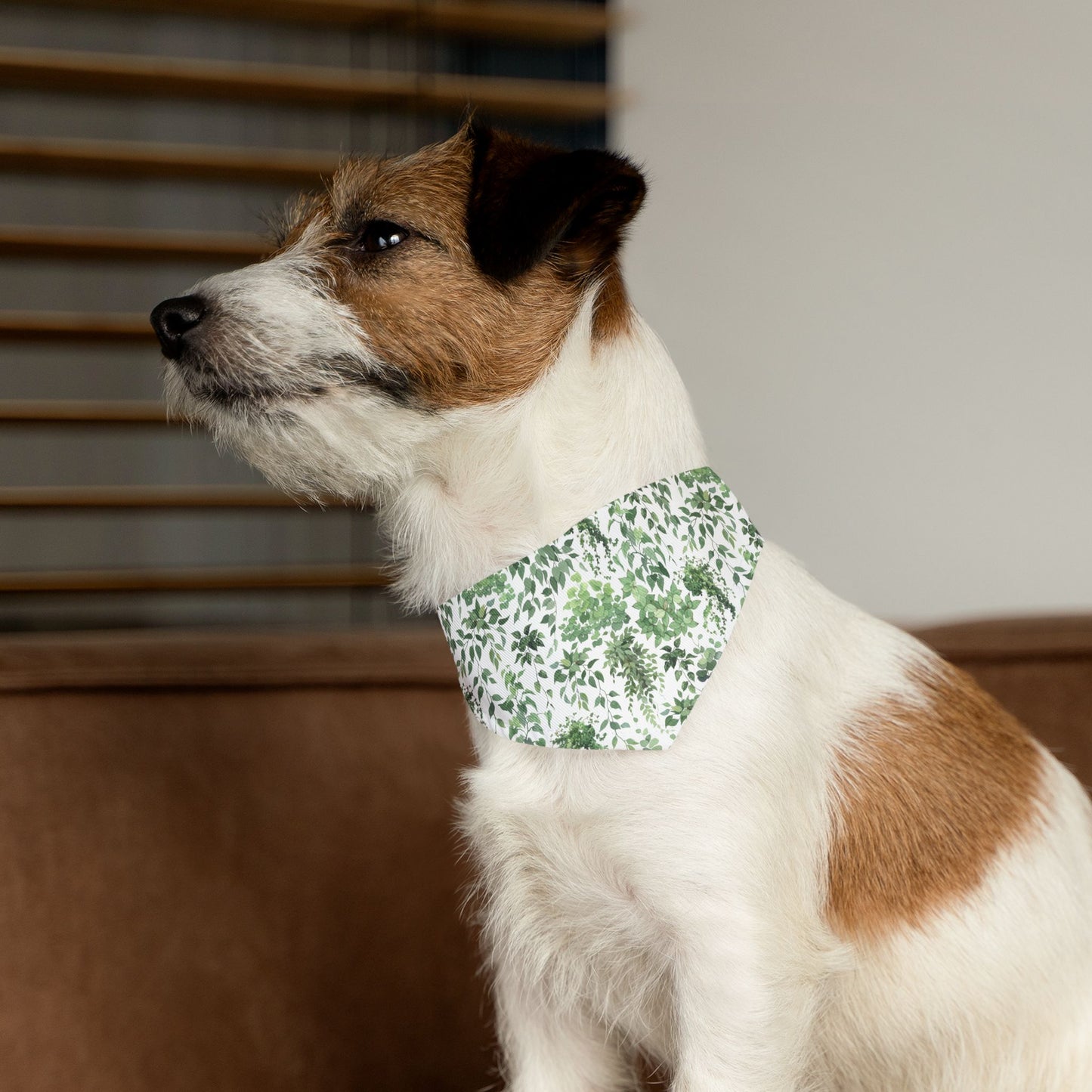 Green Floral - Pet Bandana