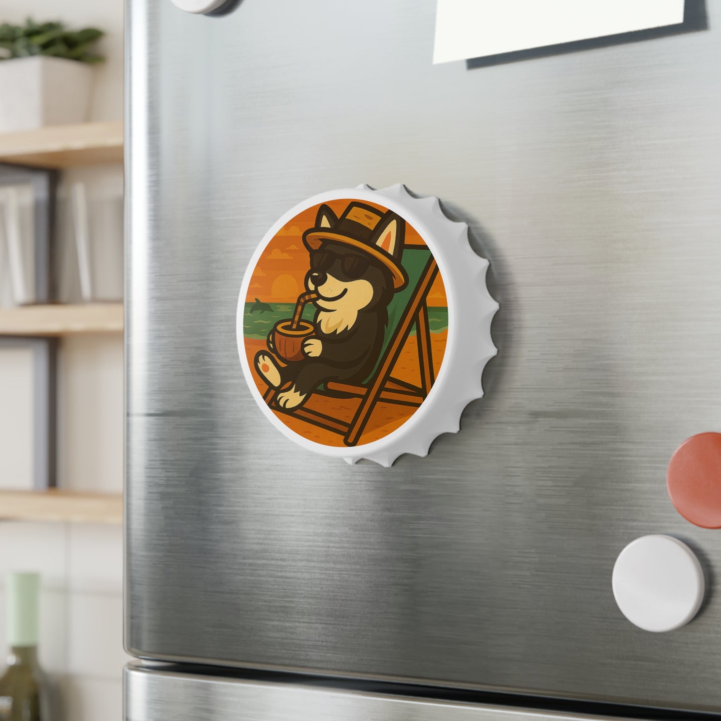 Lazy Shiba Inu - Bottle Opener