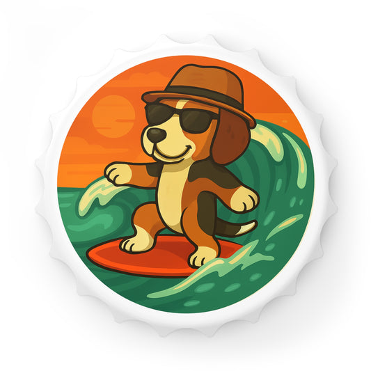 Surfer Beagle - Bottle Opener