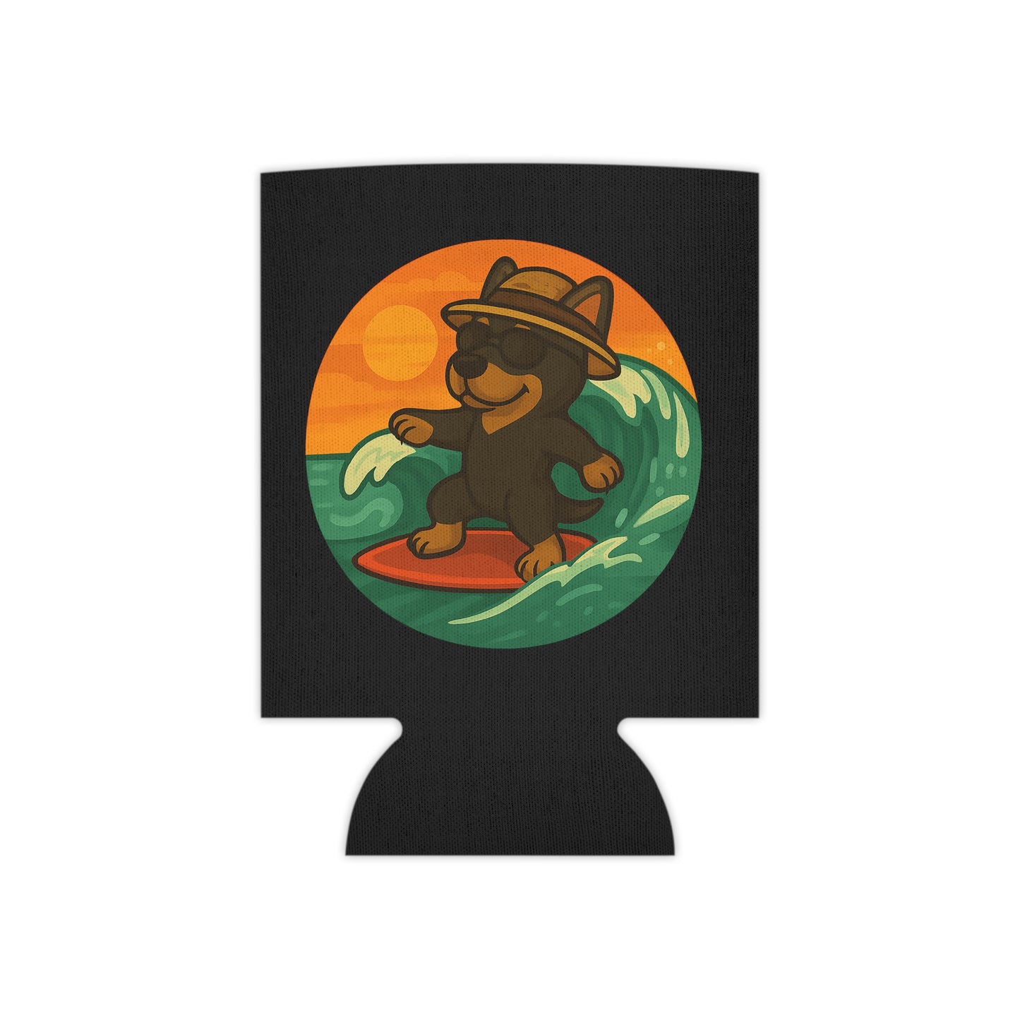 Surfer Rottweiler - Regular Koozie