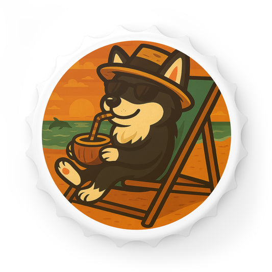 Lazy Shiba Inu - Bottle Opener