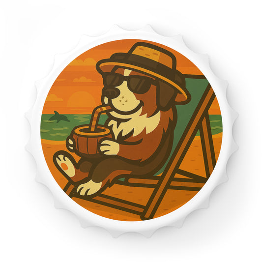 Lazy Saint Bernard - Bottle Opener