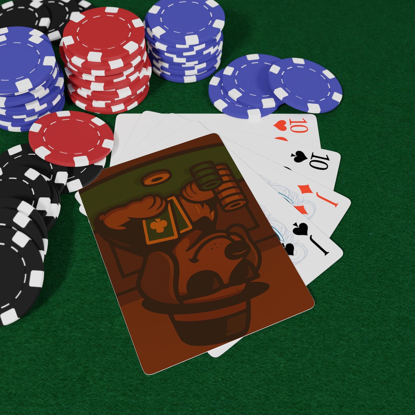 Poker Dachshund - Playing Cards