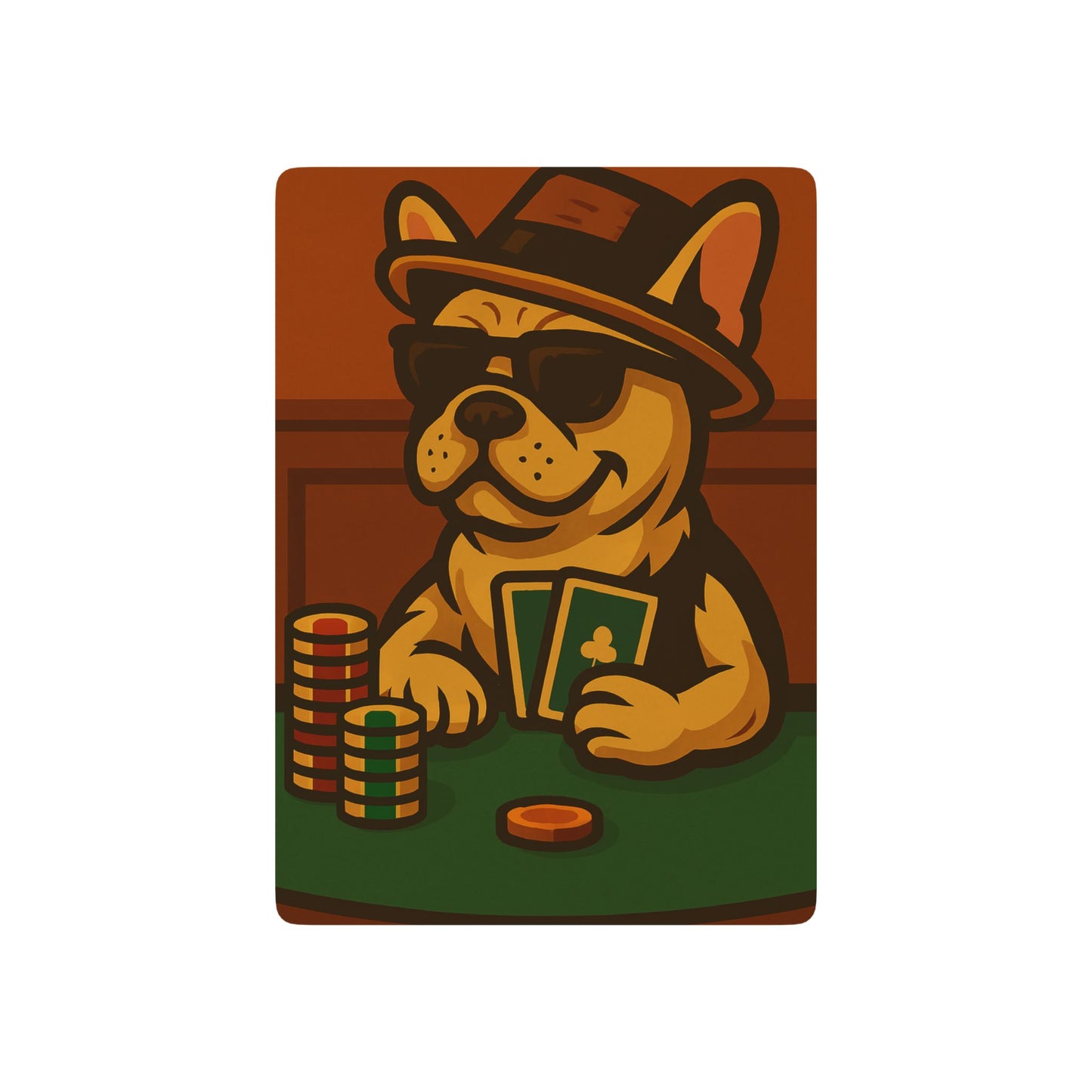 Poker French Bulldog - Playing Cards
