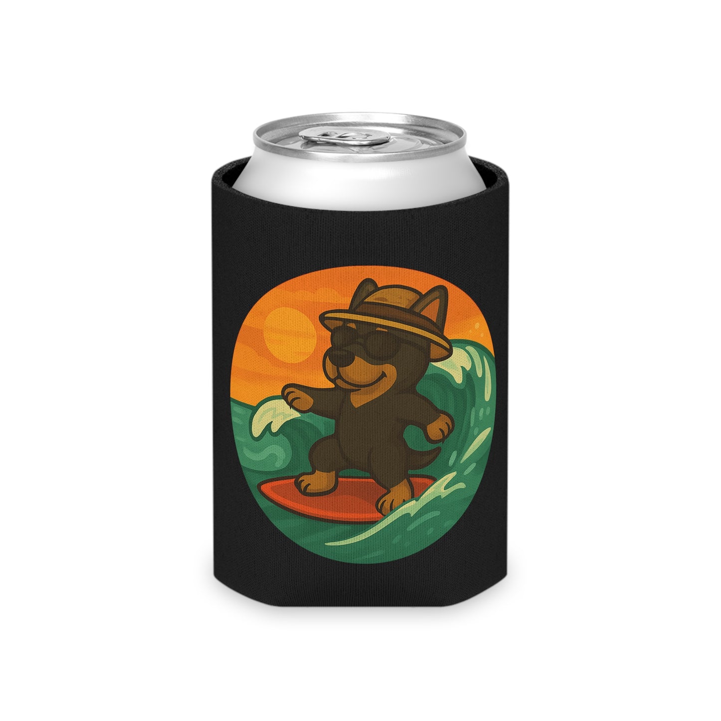 Surfer Rottweiler - Regular Koozie