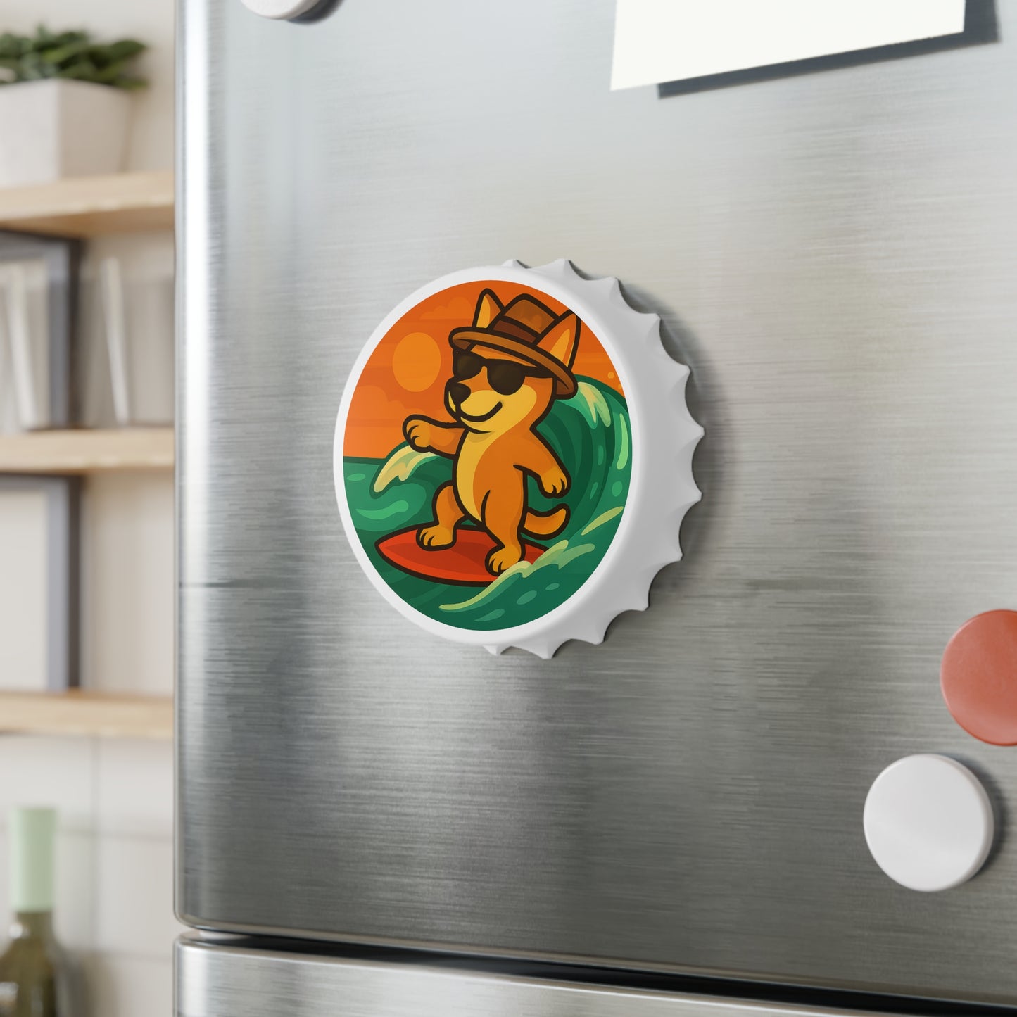 Surfer Shiba Inu - Bottle Opener