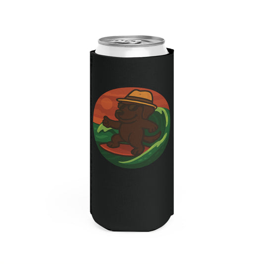 Surfer Labrador - Skinny Koozie