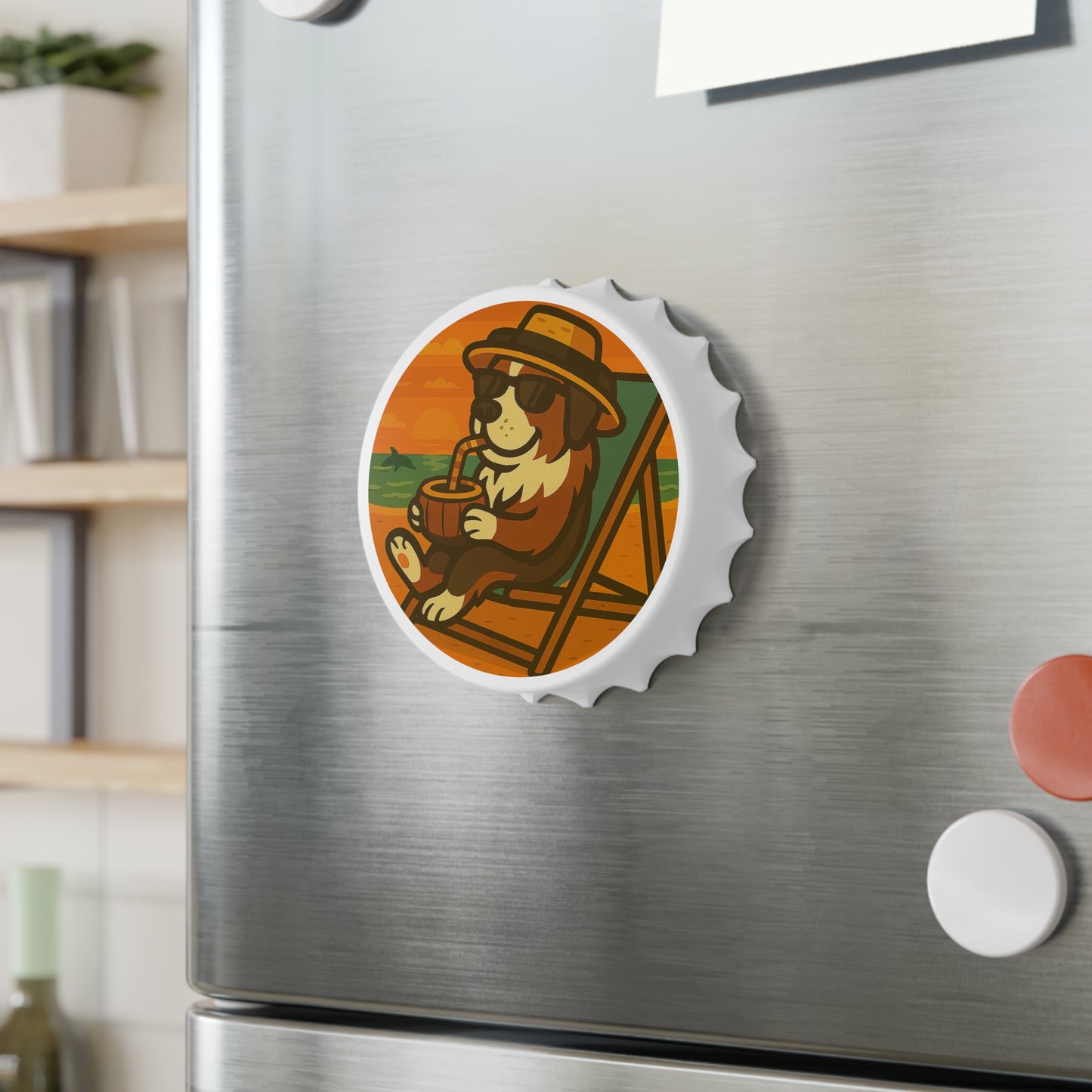 Lazy Saint Bernard - Bottle Opener