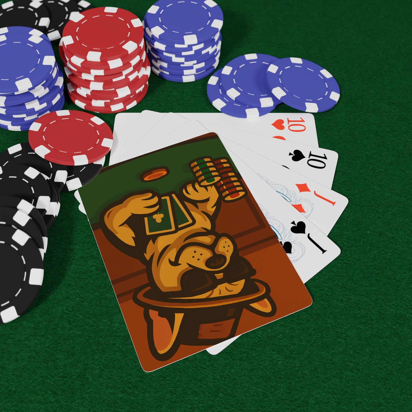 Poker French Bulldog - Playing Cards