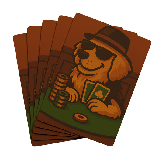 Poker Golden Retriever - Playing Cards