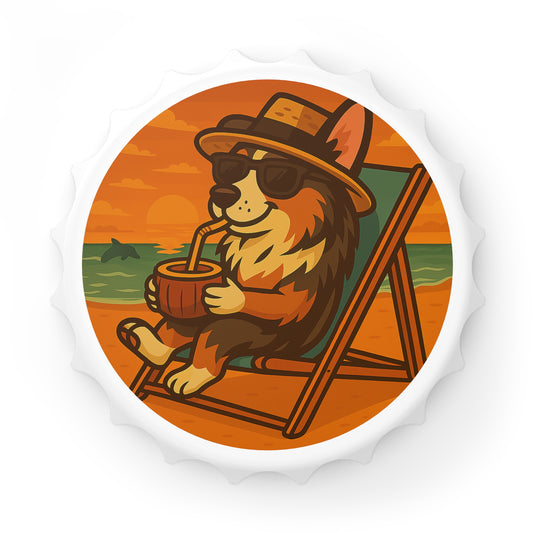 Lazy Australian Shepherd - Bottle Opener