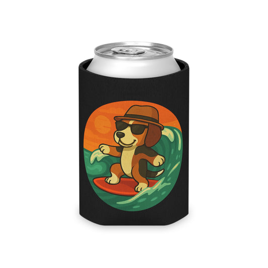 Surfer Beagle - Regular Koozie