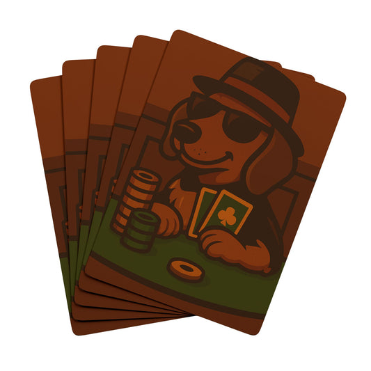 Poker Dachshund - Playing Cards