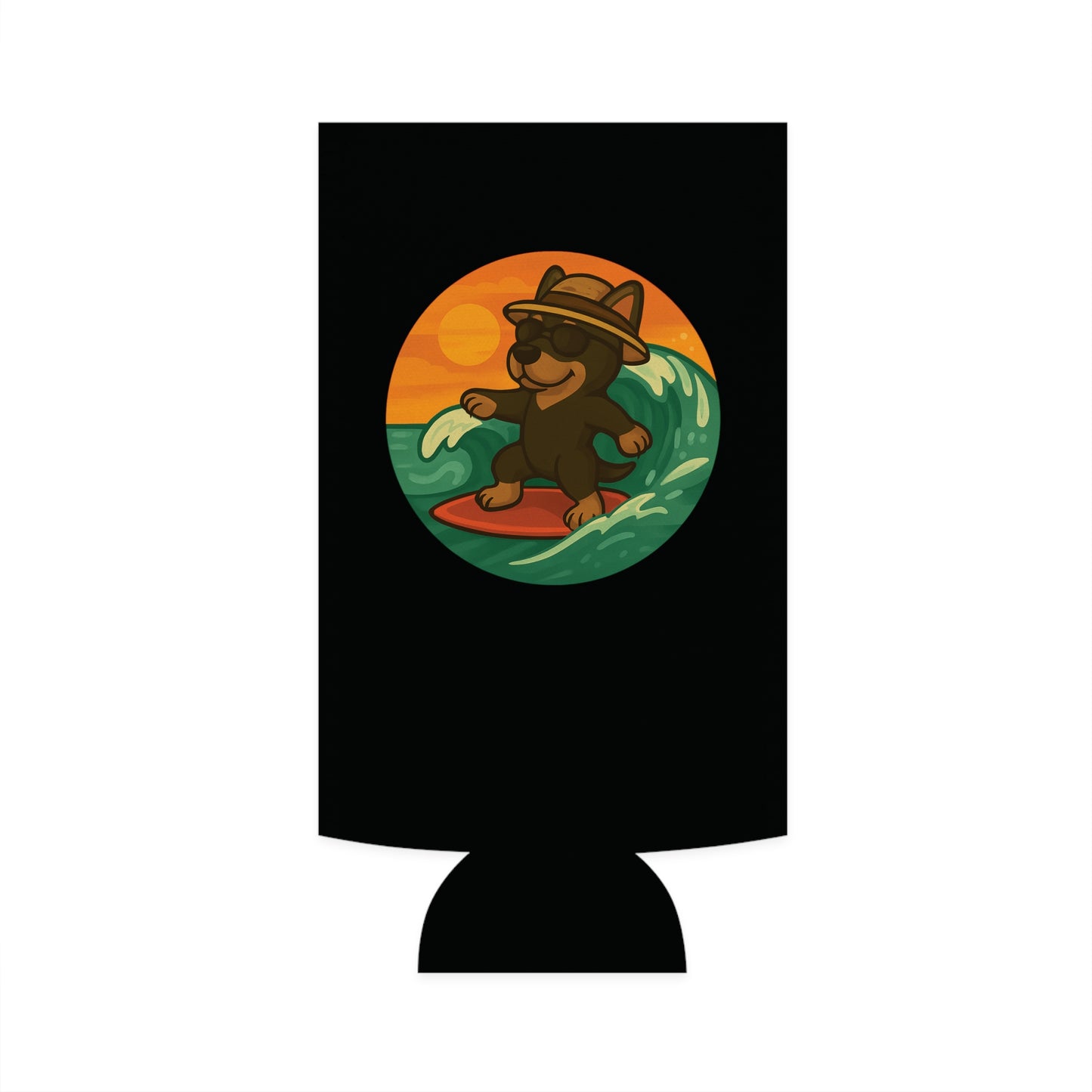 Surfer Rottweiler - Skinny Koozie