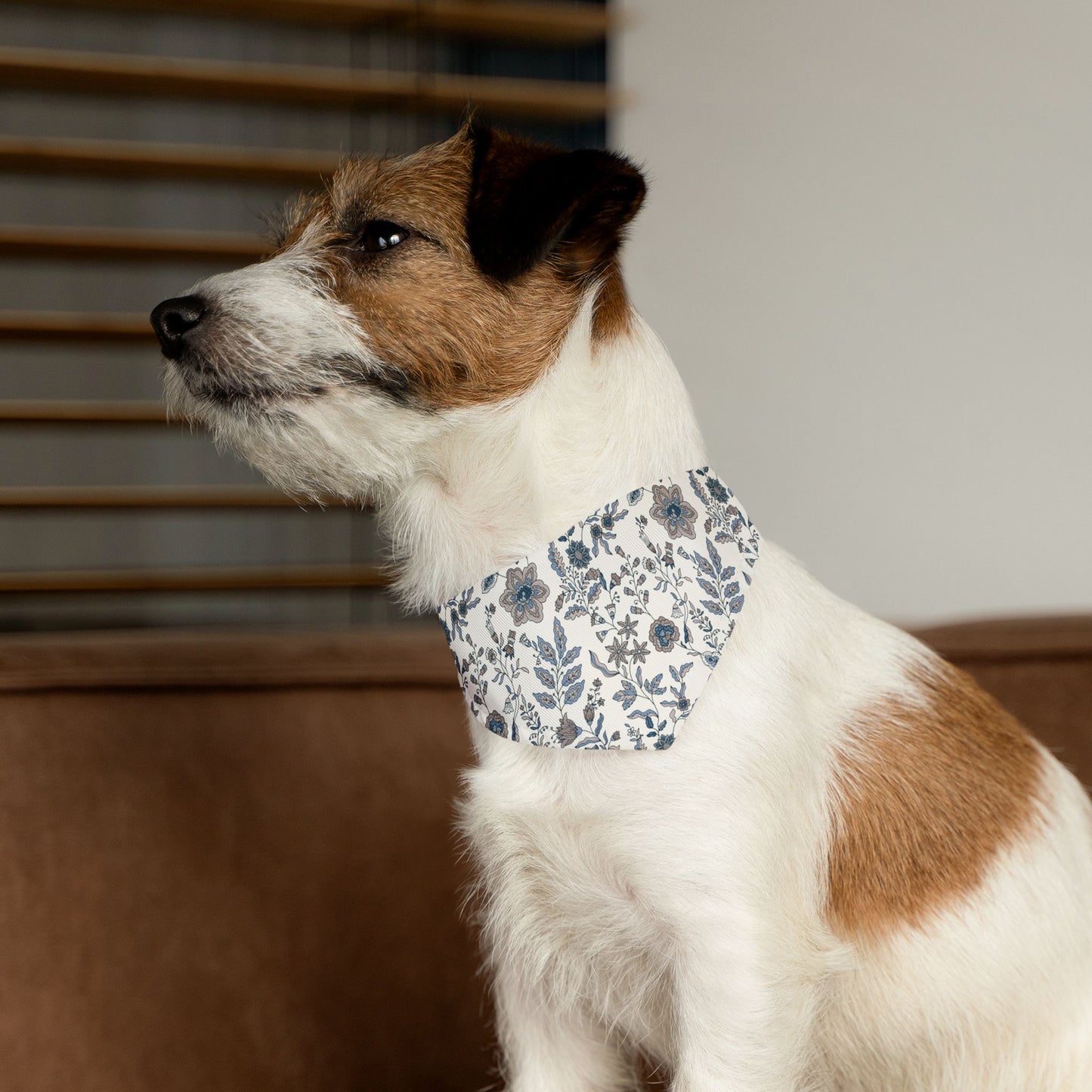 Blue Floral - Pet Bandana